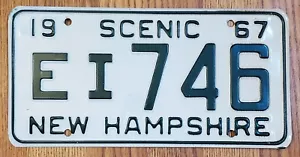 1967 NEW HAMPSHIRE NH LICENSE PLATE TAG # '746'; CHESHIRE COUNTY; See Pictures!! - Picture 1 of 8