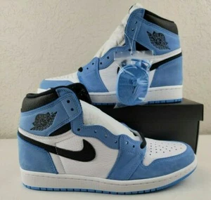 Nike Air Jordan 1 Retro High OG University Blue 555088-134 - Sz 10 - SHIPS FAST - Picture 1 of 5