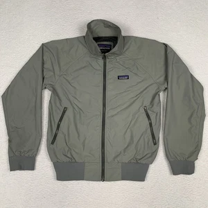 Patagonia Herren S Baggies Jacke Full Zip Windbreaker wasserabweisend grau Bomber - Bild 1 von 13