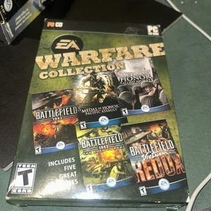 EA WARFARE COLLECTION PC CD-ROM BATTLEFIELD & MEDAL OF HONOR COMPLETE SETS NEW!! - Bild 1 von 13