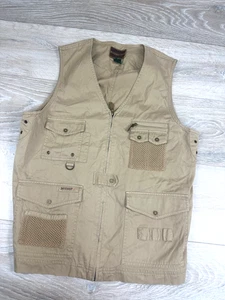 Lauren Ralph Lauren Vest Herren Beige Utility Safari Field Multi Pocket Outdoors M - Bild 1 von 7