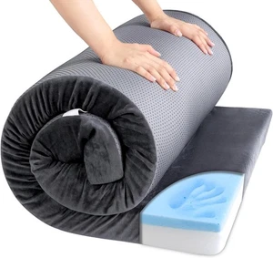 4 ZOLL Dicke Wasserdichte Memory Foam Camping Matratze für Outdoor Schlafen, Po... - Bild 1 von 7