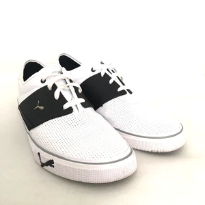 Puma Shoes Mens Size 11 White Black Athletic  Sneakers Lace Up Casual Kicks  - Picture 1 of 10