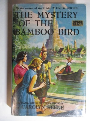 Dana Girls #22 Mystery of the Bamboo Bird, Carolyn Keene, DJ, 1st Edition, 1960 - Image 1 of 4