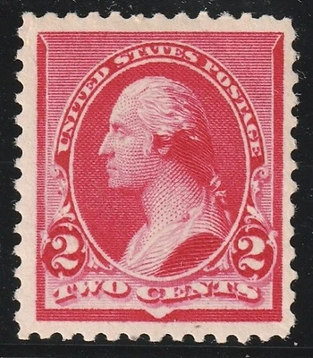 Scott 220 2c George Washington 1890 Gran Imagen Centrado ENVÍO GRATUITO Foto 1 de 2