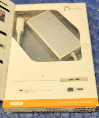 j5create JCA374 Multi Adapter hdmi, network, usb - Image 1 of 4