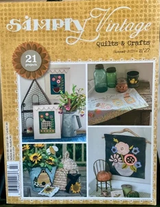 Simply Vintage Quilts & Crafts Magazine Summer 2018 #27 - Picture 1 of 1