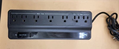 Источник питания резервного аккумулятора APC BE600M1 600 ВА 120 В с 1 USB-портом зарядки - Изображение 1 из 4