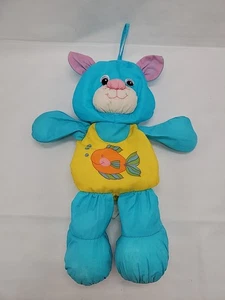Vintage Playskool Water Pet Blue Cat 12" - Picture 1 of 7