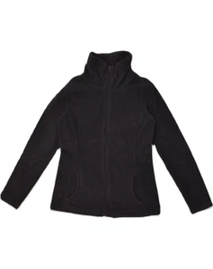 OLD NAVY Womens Fleece Jacket UK 6 XS Black Polyester AD02 - Picture 1 of 3