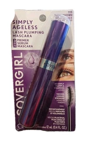 COVERGIRL Simply Ageless Lash Plumping 3-in-1 Mascara, 115 Dark Brown, 0.4 fl oz - Picture 1 of 2