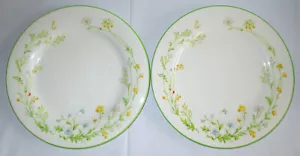 "Dos platos de postre Noritake Ivory China Reverie verde 7"" 7191" - Imagen 1 de 7