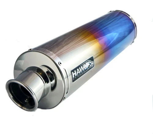 Hawk Benelli Tornado 2002 + Round Coloured Titanium Exhaust Can SL street legal - Image 1 of 1