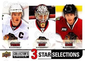 2008-09 Collectors Choice #257 Jonathan Toews, Cristobal Huet, Patrick Kane - Picture 1 of 1