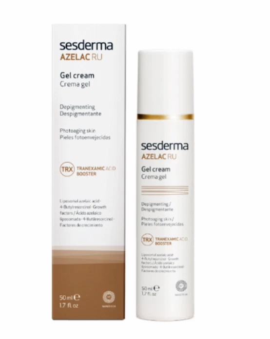 Sesderma azelac ru gel creme despigmentante fotoenvelhecimento efeito clareador da pele - Imagem 1 de 1