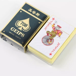 Estuche de plástico tamaño puente para cartas azul GEIPS 708 100 % plástico - Imagen 1 de 3