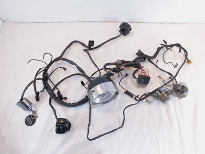 Harley-Davidson Sportster 883 Hugger 1997 97 cableado principal arnés con llave Foto 1 de 4