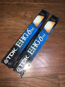 TDE-HG Extra High Grade Ultimate Performance VHS Video Tape 6 hrs T-120 New (2x) - Picture 1 of 3