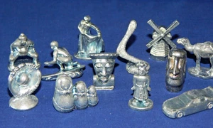 Monopoly Here and Now World Silver Metal Tokens Movers Pieces - Please Choose:- - Picture 1 of 13