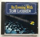 Tom Lehrer AN EVENING WASTED WITH cd 1990 NEW!! Sealed Poisoning Pigeons M Tango