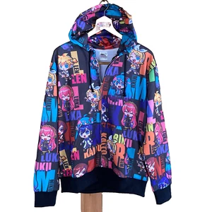 Hatsune Miku Zip-Up Hoodie Jacket (Japan Size L) Vocaloid Cosplay Animete Japan - Picture 1 of 15