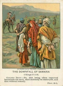 Christlicher Bilderunterricht Der Untergang Samarias 1911 - Bild 1 von 2
