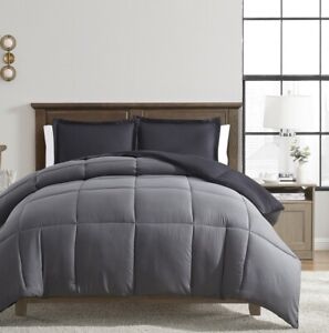 3 Pc Nymbus Reversible Down Alternative Pillow Shams & Queen King Size Comforter