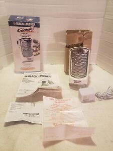Black & Decker Gizmo Rechargeable Cordless Cheese /Chocolate Grater Tested
