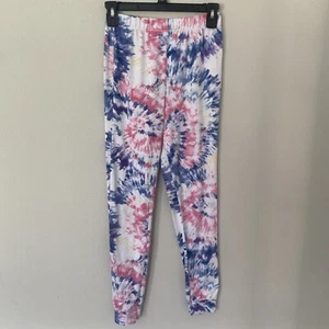 Girls Multicolored Leggings Size L - Picture 1 of 3
