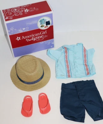 New in Box! American Girl Truly Me Boy Doll Sun & Fun Outfit Set! - Image 1 of 4