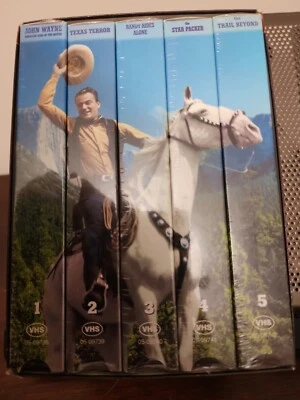 John Wayne Collector Series 5 Pack Box Set VHS (1934-35) - Image 1 of 4