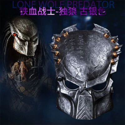 Alien vs Predator AVP Lone Wolf Predator Mask Cosplay Prop Collection Resin Mask - Image 1 of 4