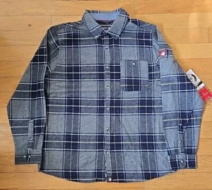 Canada Weather Gear Men's Unlined Flannel Button Down Shirt Size XL Plaid... - Picture 1 of 14
