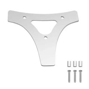 Motorcycle Sissy Bar Rear Backrest Pad Bracket For Harley Yamaha Honda Universal - Picture 1 of 5
