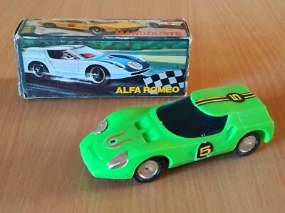 Vtg Woolbro Alfa Romeo Plastic Friction Car Hong Kong Boxed 1/32 Dinky rip off - Image 1 of 4