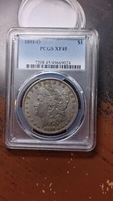 1891 O Morgan Silver Dollar $1 PCGS XF45 Original PQ                        4883 - Image 1 of 4