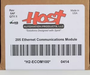 AUTOMATION DIRECT H2-ECOM100, ETHERNET COMMUNICATIONS MODULE, (NEW IN BOX) - Picture 1 of 5