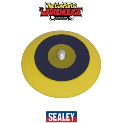 Sealey PTC75VAM14 75mm Hook & Loop Backing Pad 1/4"UNC Male - Image 1 of 4