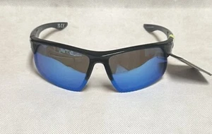 Foster Grant Polarized Sunglasses Blue Lens Black Frame Unisex Adult - Picture 1 of 5