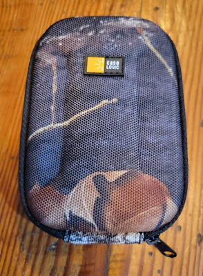 Case Logic Camouflage Camo Small Camera Hard Case with Strap Zipper Closure - Image 1 of 4