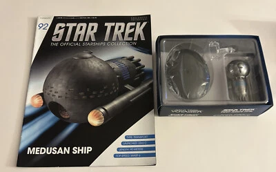 Eaglemoss Star Trek MEDUSAN SHIP #92 with Magazine - Image 1 of 4