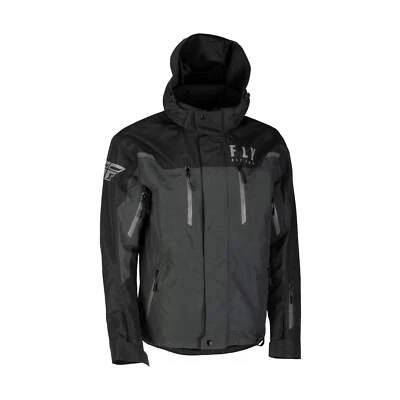 Fly Racing Incline Snowmobile Jacket Shell - Black / Charcoal - 470-4103 - Image 1 of 3