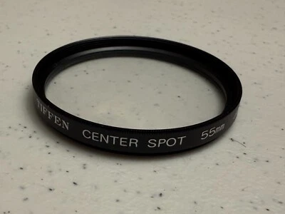 Tiffen Center Spot CS Lens Filter Japan Genuine Round 55 mm. - Image 1 of 2