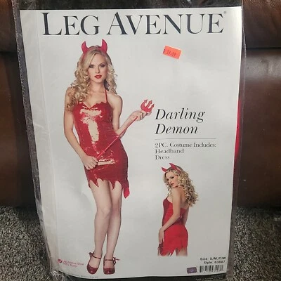 Darling Demon Adult Small Costume Halloween Dress-up - Image 1 of 4