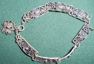 Designes Armband von Künstler,Silber  - Bild 1 von 1