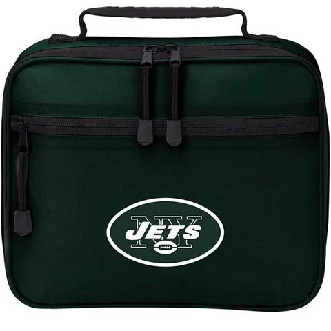 NFL New York Jets Lunch Box Bag with Removable Washable Tray Cover