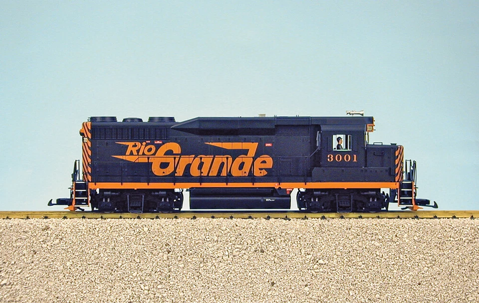 USA Trains R22450 GP-30 Rio Grande #3027 Black/Orange - Image 1 of 1