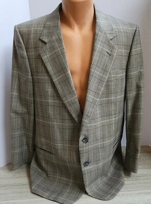 Designer VALENTINO UOMO 2 Button Italian Made Wool Sport Coat Blazer 42R - Image 1 of 4