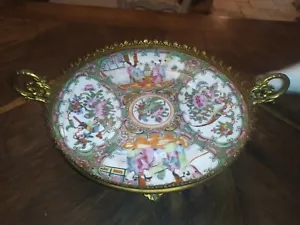 coupe a fruits chine famille rose - Imagen 1 de 12