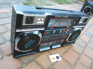 Super Jumbo Tec 878RR Ghettoblaster Boombox Radio 80er 80s Vintage - Bild 1 von 5